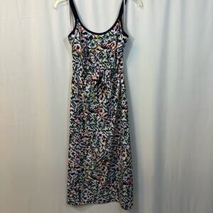 Athleta Sunbeam Easy Breezy Midi Sleeveless Multicolor Dress XS